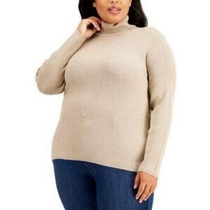 NWT Style & Co Plus Metallic Plus Size Silver 2X